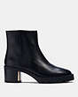 COACH®,CHRISSY BOOTIE,Leather,Black,Angle View
