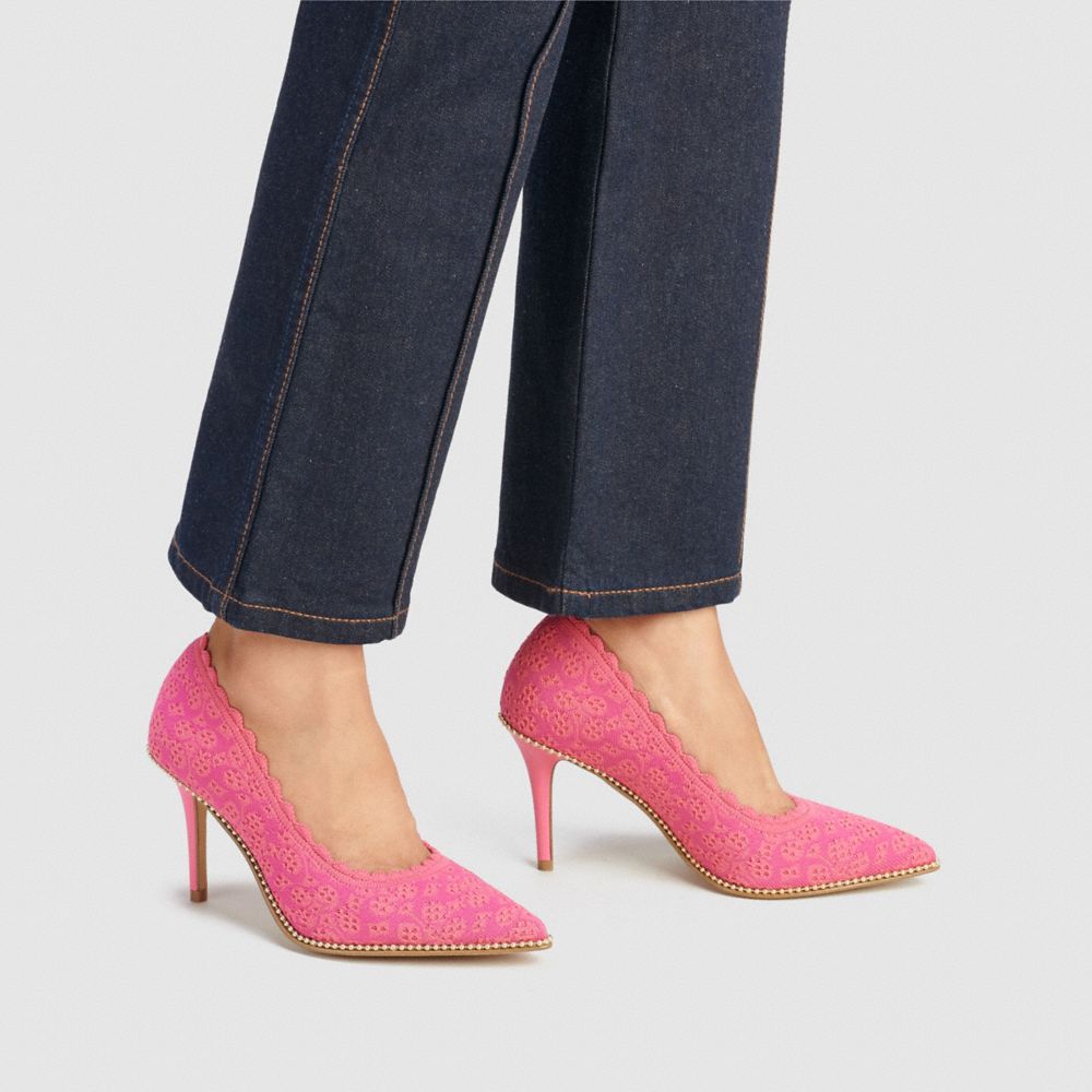 COACH®,Waverly Pump,,Detail View