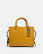 COACH®,ROGUE BAG 25 IN ORIGINAL RESPONSIBLE LEATHER,Original Responsible Leather,Medium,Pewter/Buttercup,Front View
