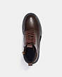 COACH®,CITYSOLE BOOT,Leather,Walnut Brown,Inside View,Top View