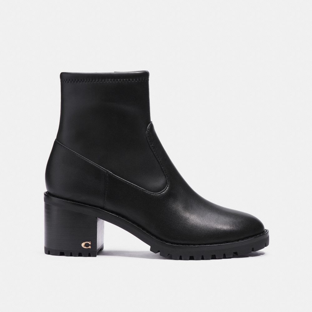 COACH®,JOY BOOTIE,Black,Angle View