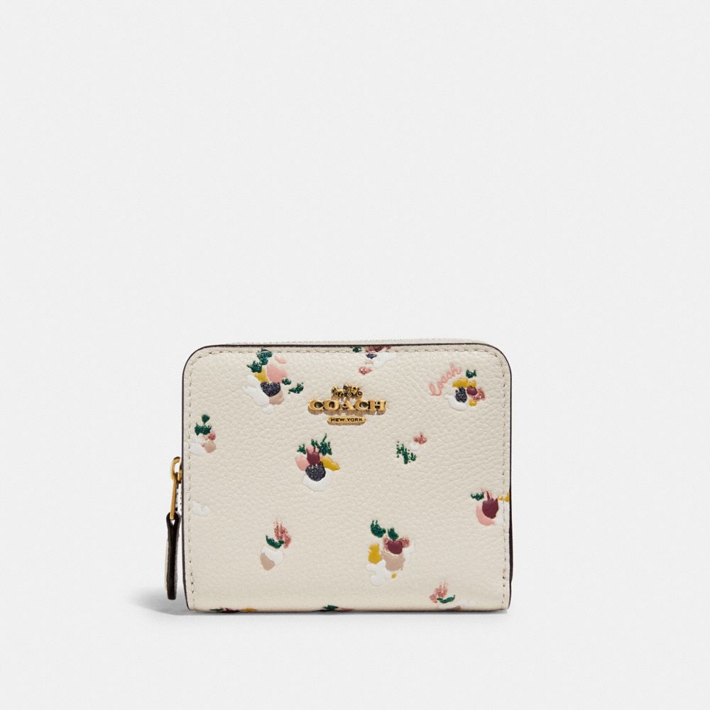 Coach Small Wallet With Floral Print