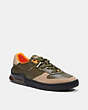 COACH®,CITYSOLE COURT SNEAKER,n/a,Olive Drab,Angle View