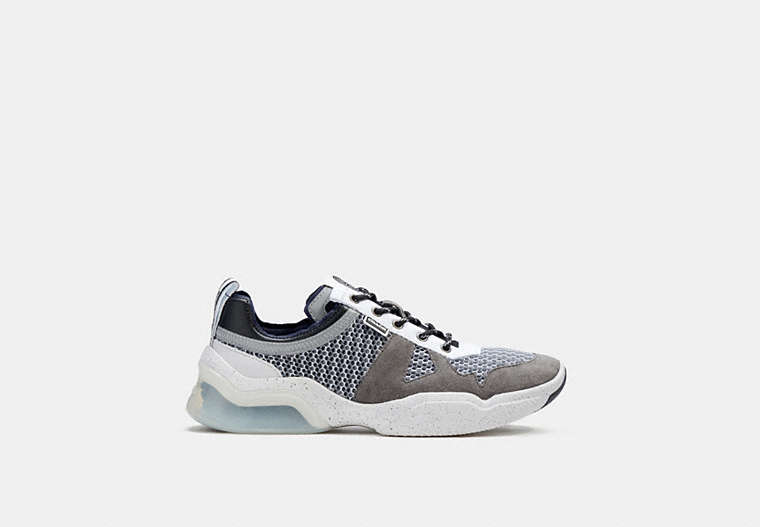 COACH®,CITYSOLE RUNNER,n/a,Black / Heather Grey,Front View