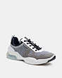 COACH®,CITYSOLE RUNNER,n/a,Black / Heather Grey,Angle View