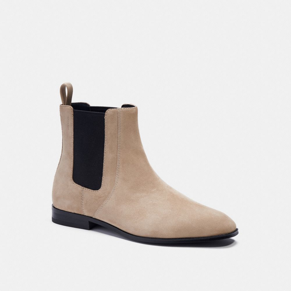 COACH®,GRAHAM CHELSEA BOOT,Oat,Front View