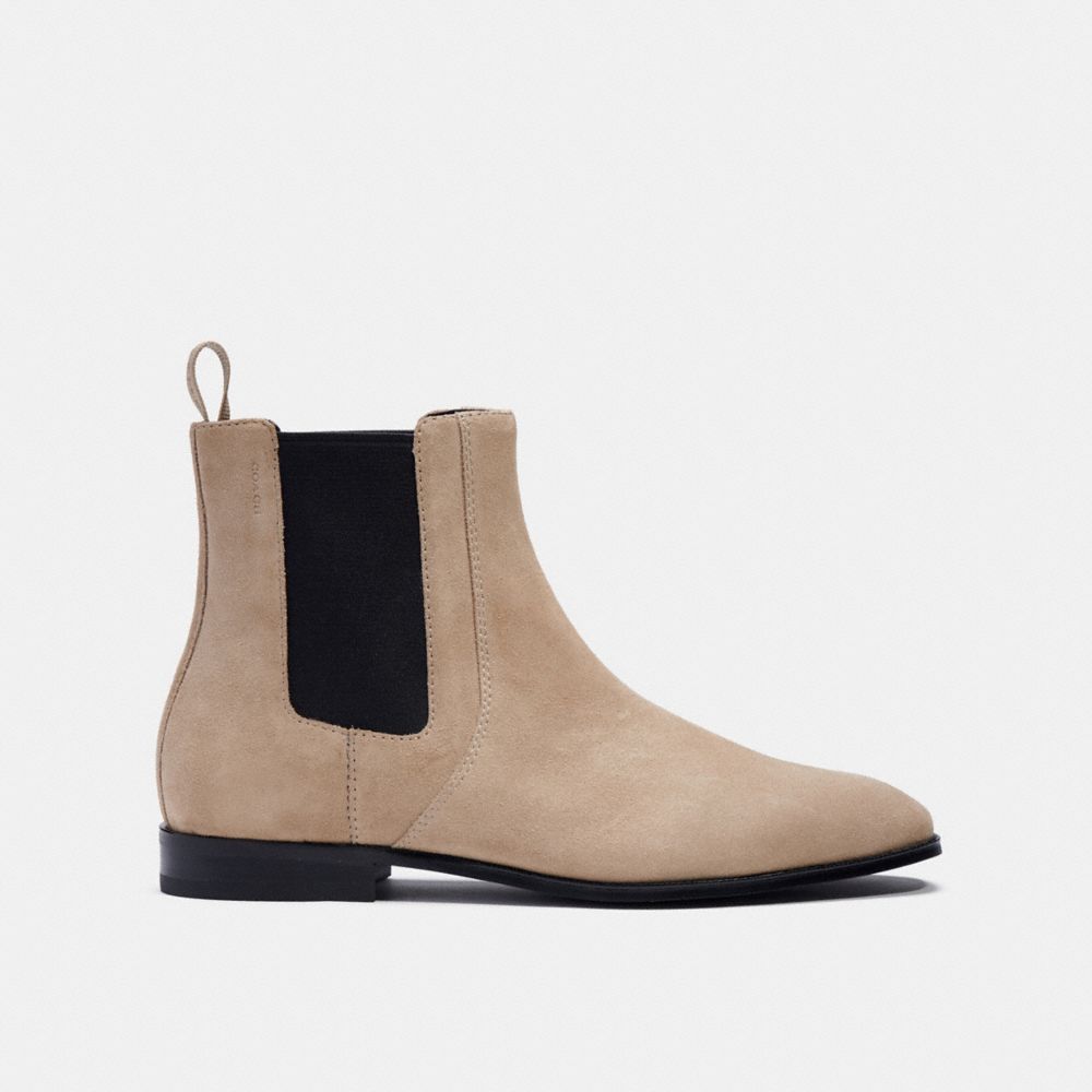 COACH®,GRAHAM CHELSEA BOOT,Oat,Angle View