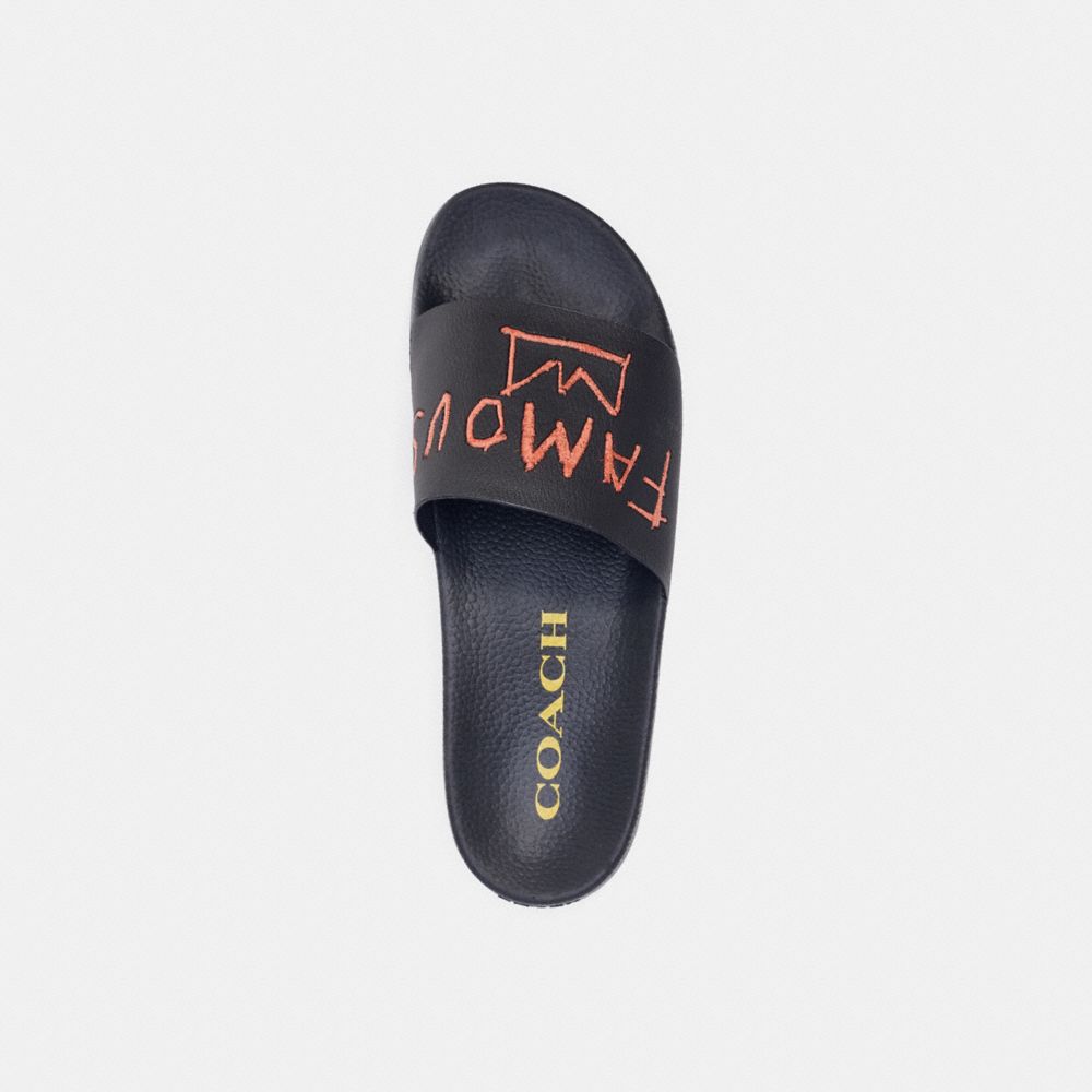 Coach X Jean Michel Basquiat Slide