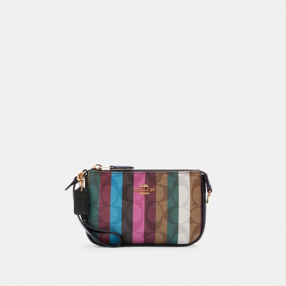 COACH®  Nolita 15 In Signature Canvas With Stripe Print