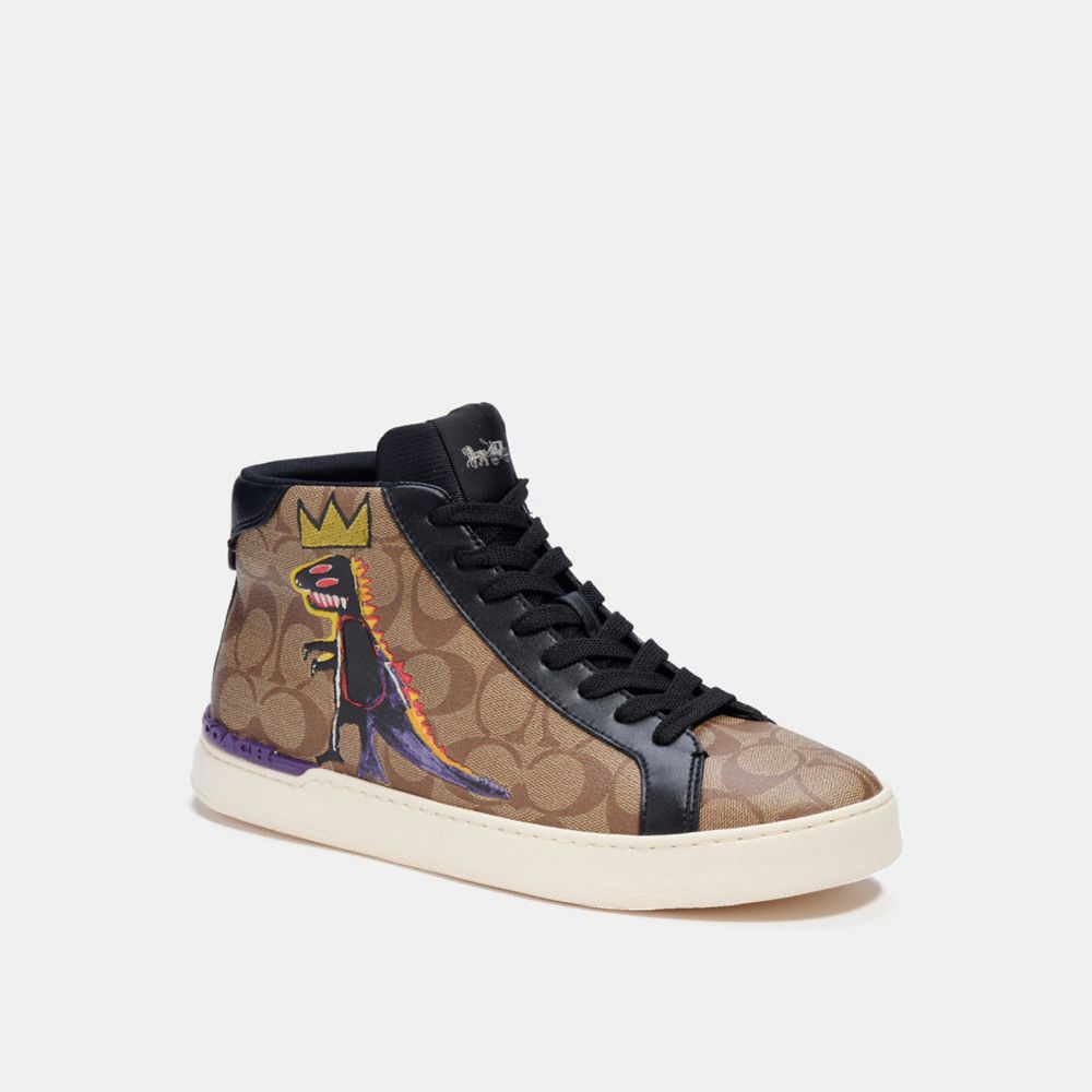 Men's coach shop high top sneakers