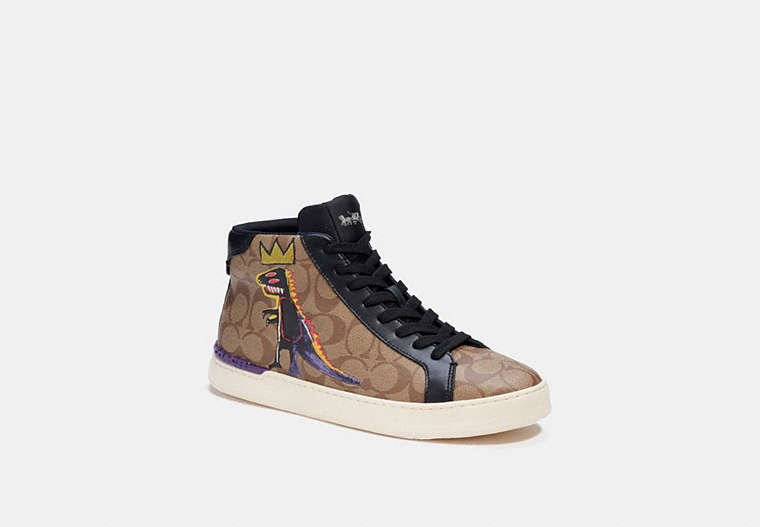 Chaussures de sport montantes Clip Coach X Jean-Michel Basquiat
