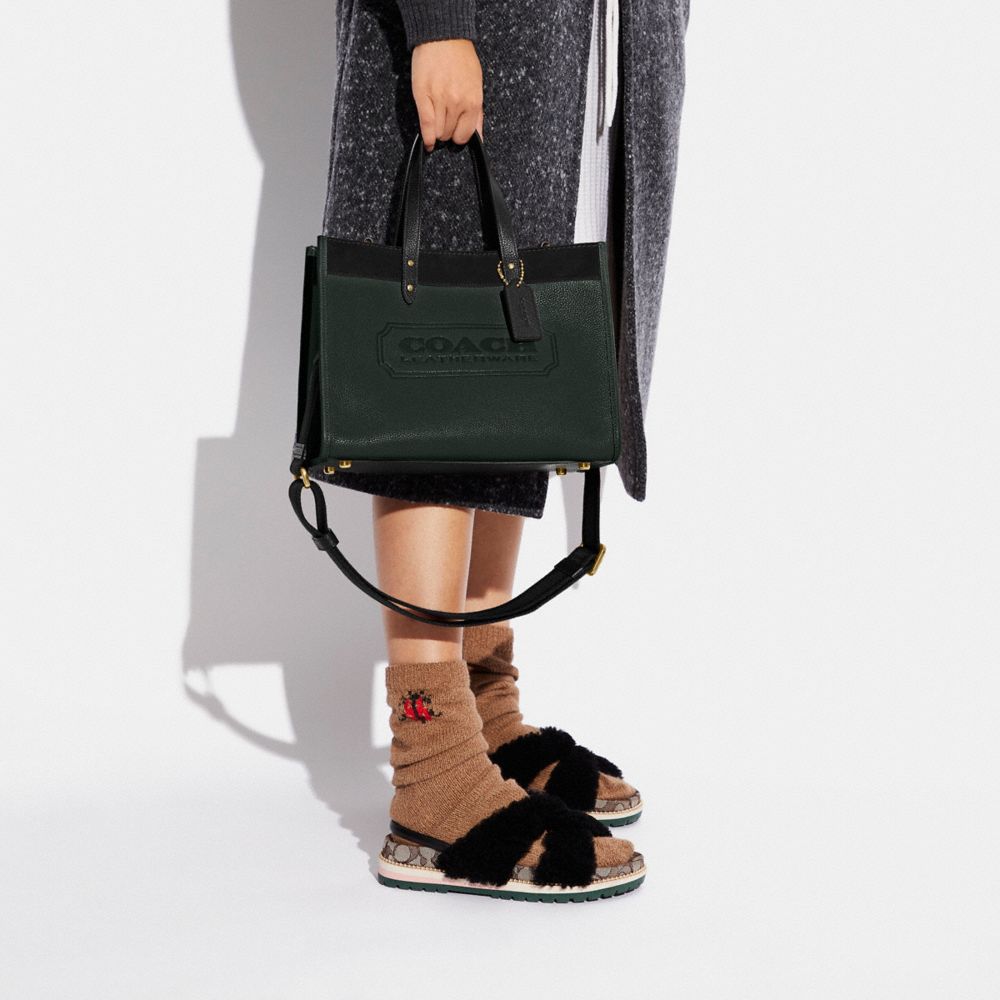 Field Tote 30 In Colorblock With Coach Badge