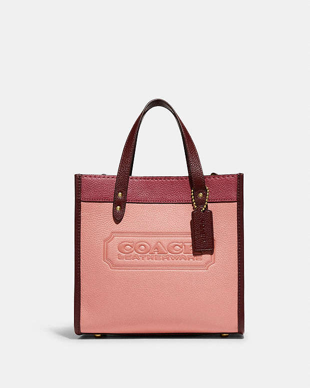 COACH®  Field Tote 22 In Colorblock With Coach Badge