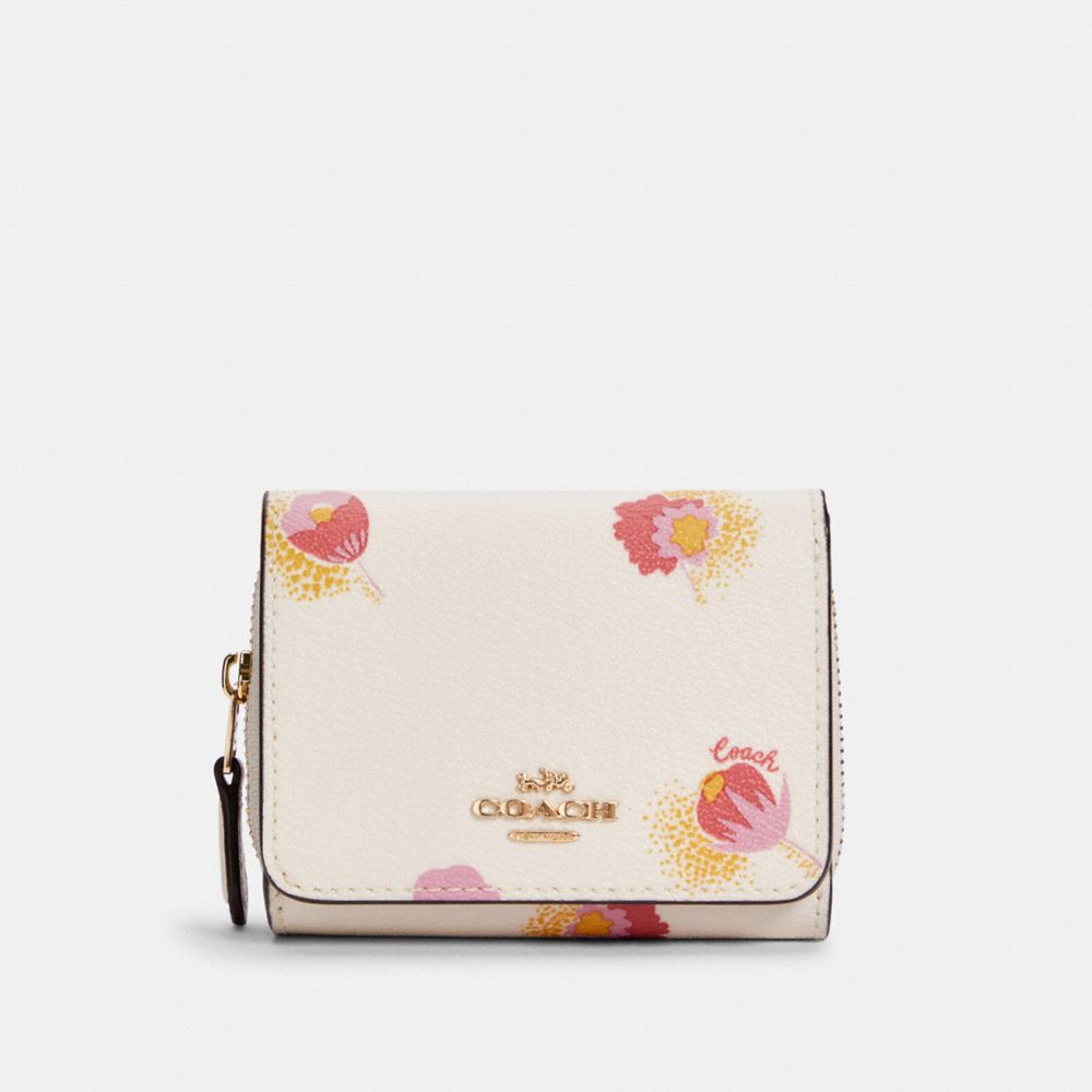 Coach Outlet Small Trifold Wallet in Pink