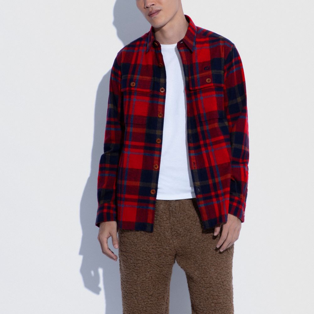 Flannel Pajama Shirt