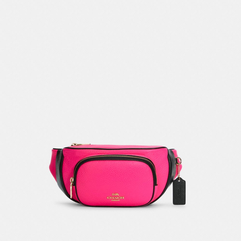 Coach fanny pack pink sale