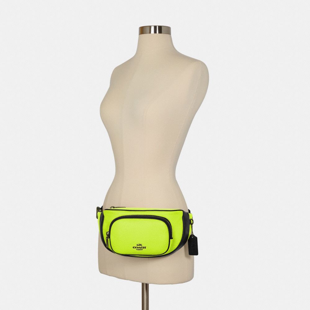 2024 Coach Court Neon Lime Belt Bag