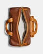 COACH®,REMIXED DUFFLE,Smooth Leather,X-Large,OL/Amazon/Dark Teak,Inside View,Top View