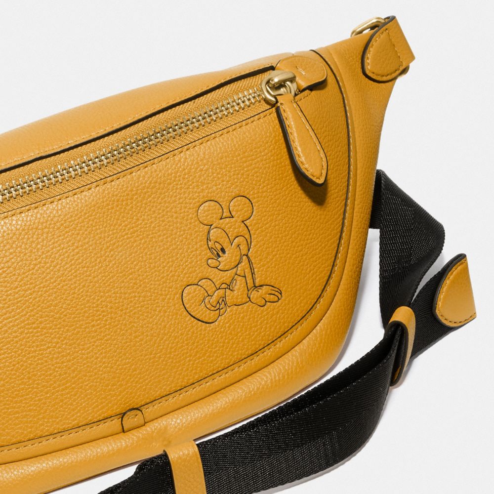 Buy Coach League Belt Bag in Signature with Mickey Mouse & Friends