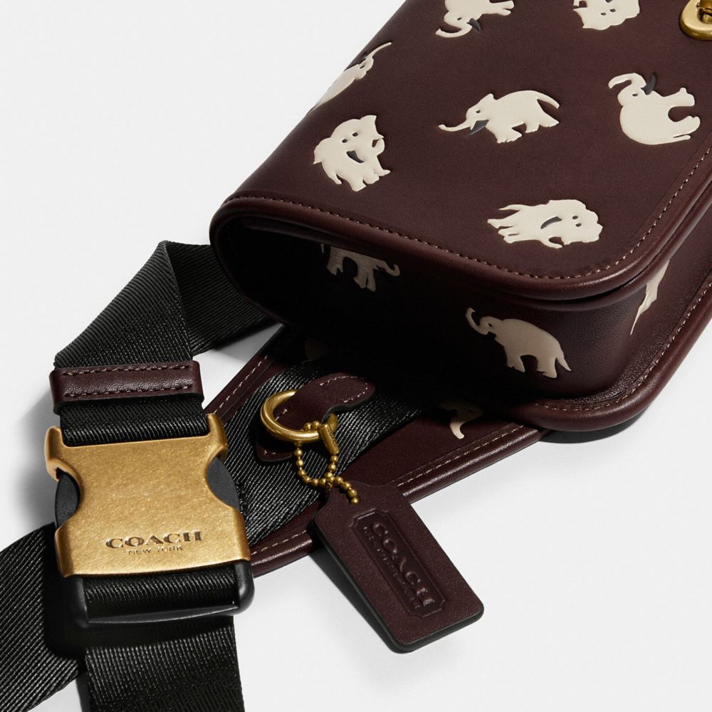 Dinky Belt Bag With Elephant Print
