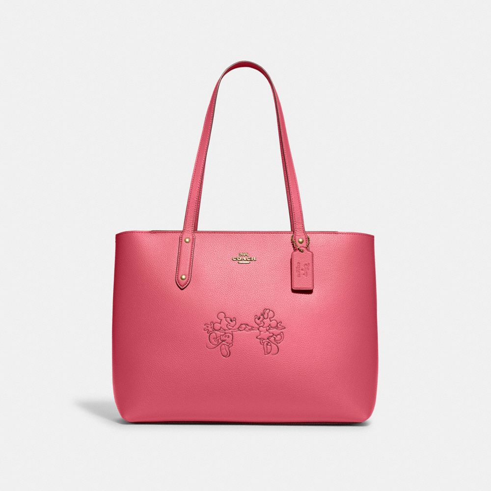 COACH® | Disney X Coach Central Tote With Zip With Mickey Mouse 