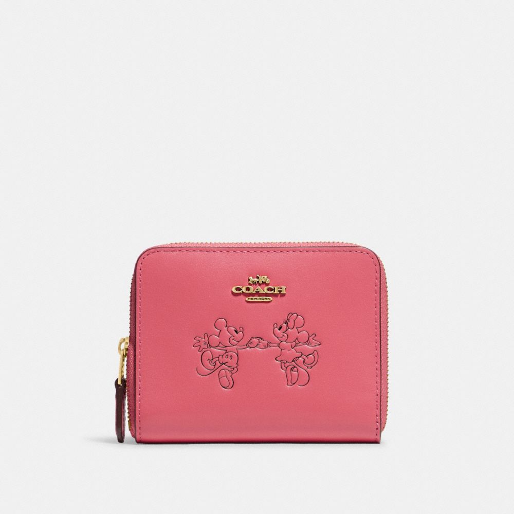 COACH®  Disney X Coach Long Zip Around Wallet With Mickey Mouse