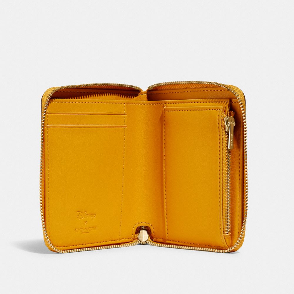 Petit Portefeuille à Zip Contour Disney X Coach Avec Mickey Mouse