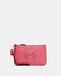 Disney X Coach Small Wristlet With Mickey Mouse And Minnie Mouse