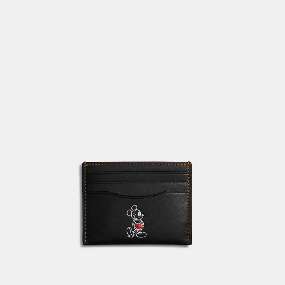 COACH® | Disney X Coach Card Case With Mickey Mouse