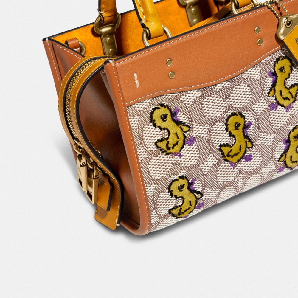 Rogue 17 In Signature Textile Jacquard With Duck Motif | COACH®