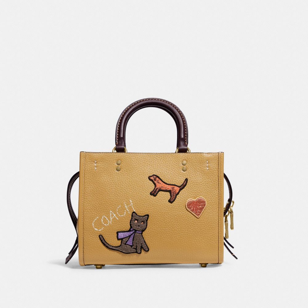 COACH®,Rogue Bag 25 With Creature Patches,,Back View