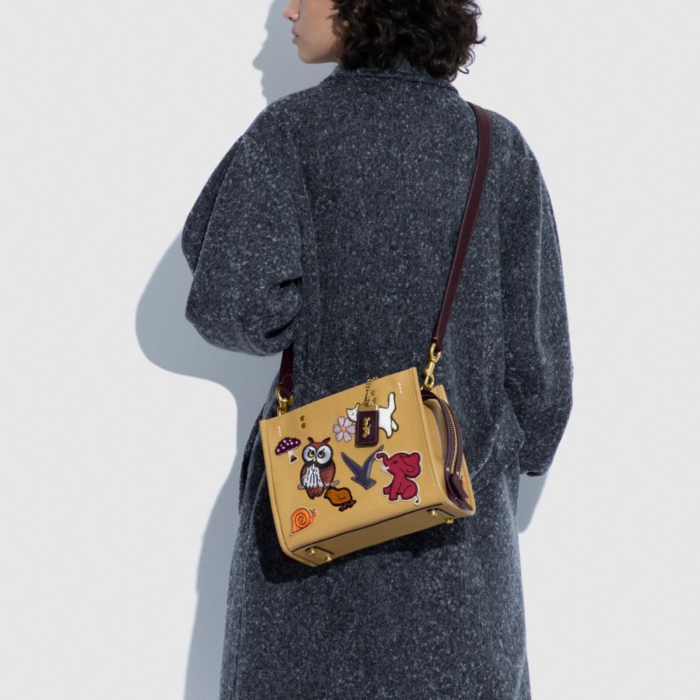 COACH®,Rogue Bag 25 With Creature Patches,,Detail View