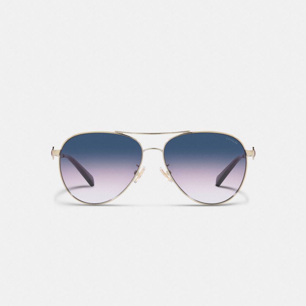 Metal Aviator Sunglasses