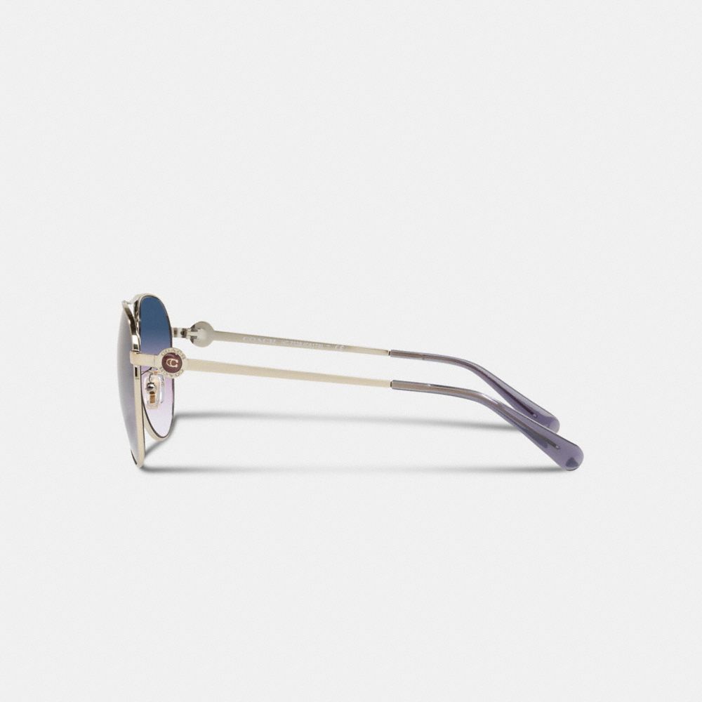 Metal Aviator Sunglasses