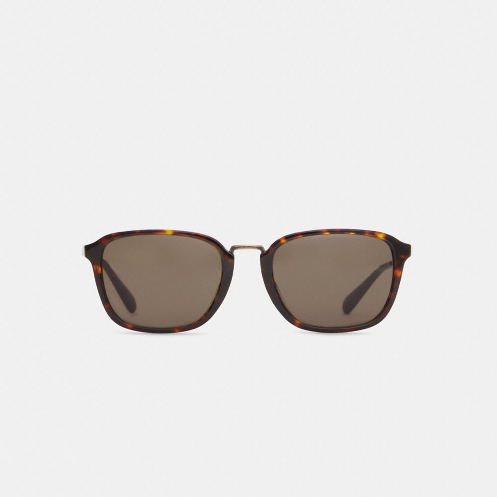 COACH® Outlet | Signature Metal Frame Sunglasses