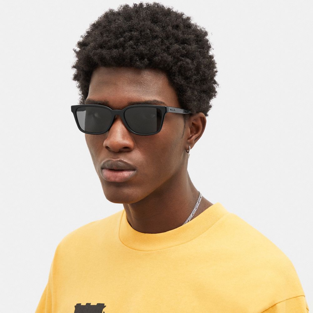 Black Oversized square acetate sunglasses, Celine Eyewear