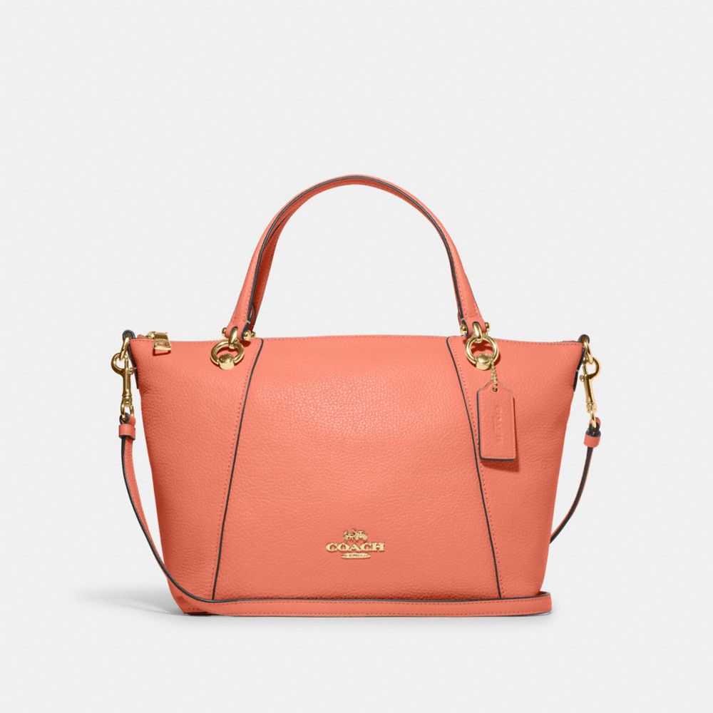 kacey satchel in signature canvas