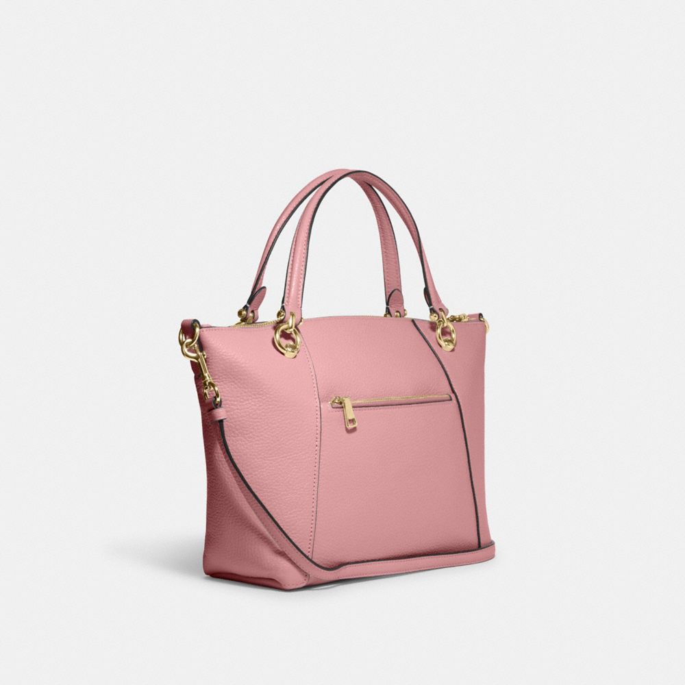 Pink coach store purse outlet