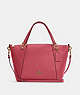 COACH®,KACEY SATCHEL BAG,Pebbled Leather,Large,Anniversary,Gold/Strawberry Haze,Front View
