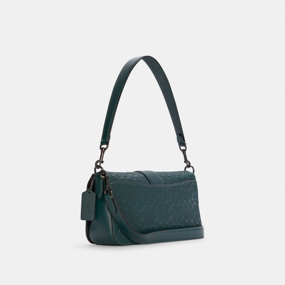 Georgie Shoulder Bag In Signature Leather