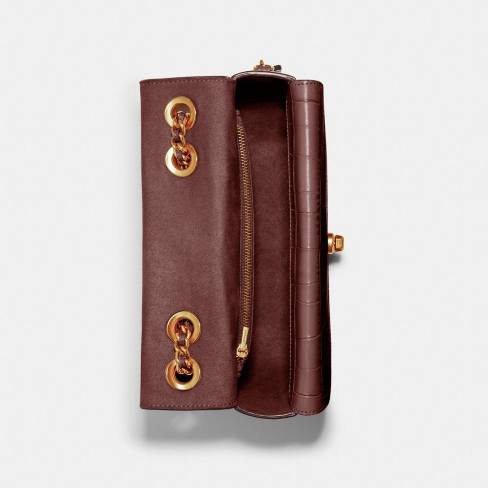 COACH®,Madison Shoulder Bag,,Inside View,Top View