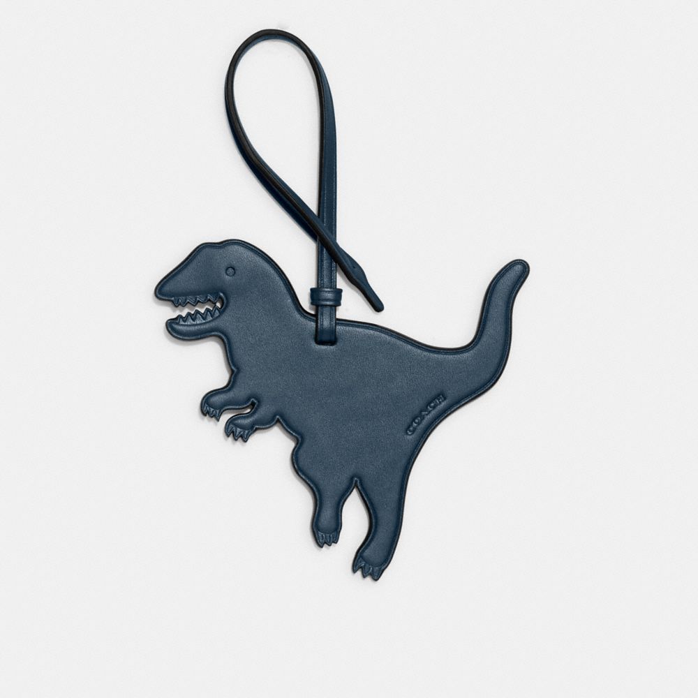 COACH Dinosaur Keyring in Blue