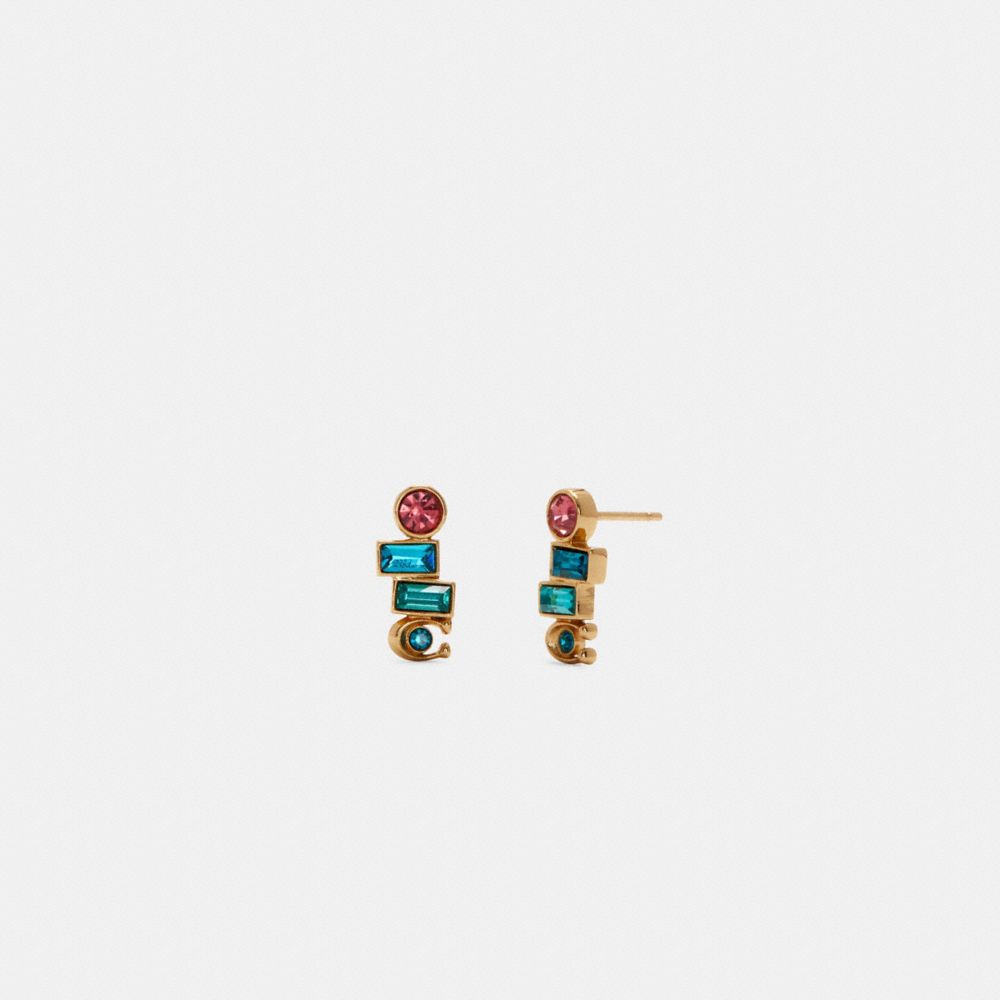 Jewel stud store earrings