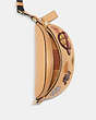 COACH®,BETHANY BELT BAG WITH CREATURE PATCHES,Small,Brass/Light Tan Multi,Inside View,Top View