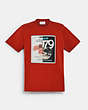 T-shirt signature Coach x schott n.y.c. en coton biologique