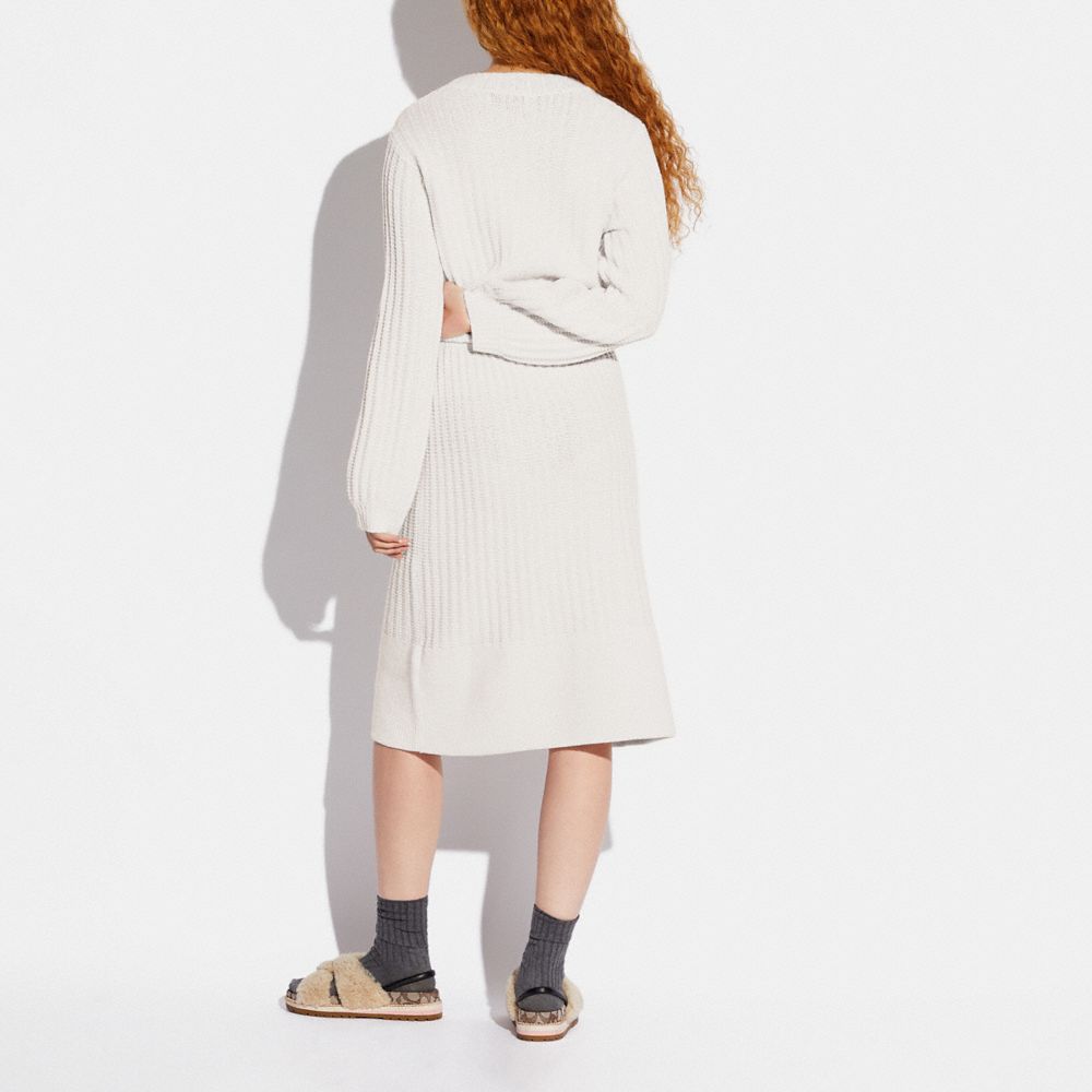 COACH®,Sweater Dress,,Scale View