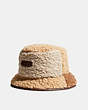 Patchwork Sherpa Bucket Hat