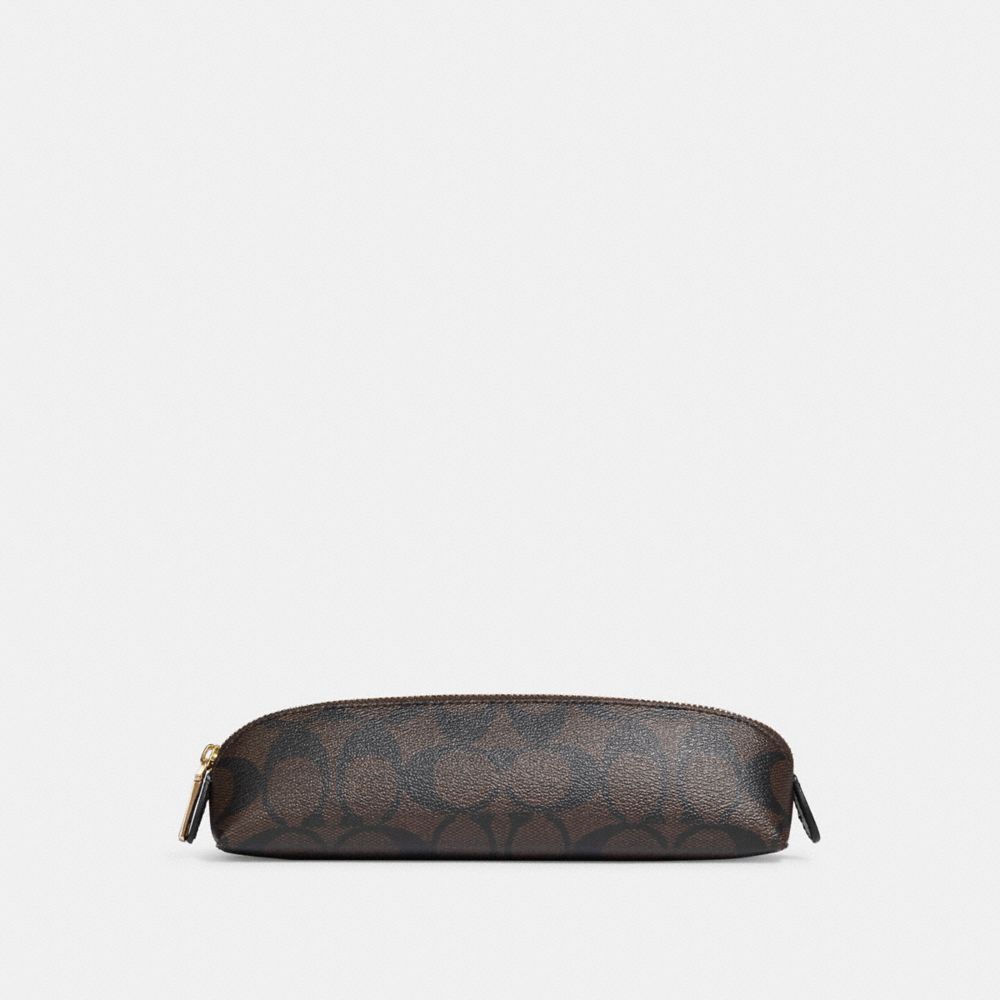 COACH® Outlet  Pencil Case In Signature Canvas