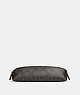 COACH®,PENCIL CASE IN SIGNATURE CANVAS,Leather,Mini,Gold/Brown Black,Front View