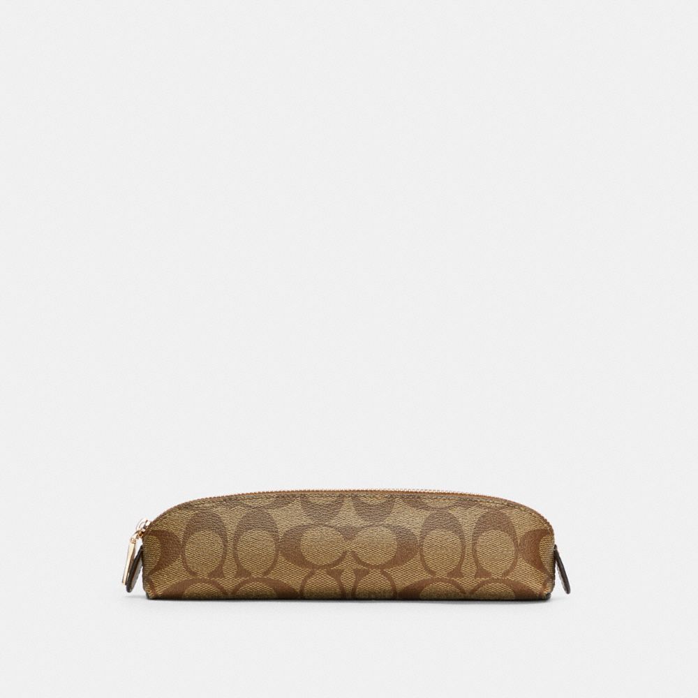 COACH® Outlet  Pencil Case In Signature Canvas